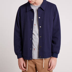 Custom Black Nylon/Polyester <b>Windbreaker</b> Jacket for Men High Street Style Thin Coated for Winter-Coach's Clothing - Product Image 6