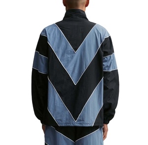 Veste Anorak Coupe-Vent Homme 2026 en Nylon Color Block avec Fermeture Éclair et Poches Latérales, Impression Sérigraphique Personnalisée – Vente en Gros - Product Image 2