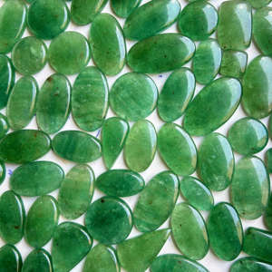 Natural Green Strawberry Quartz Cabochon Loose Fine Crystal Jewelry for Necklace Use Best Quality Product - Product Image 1