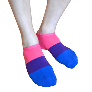 LGBTQ Rainbow Flag Calcetines <span class=keywords><strong>Pansexual</strong></span> Non Binary Bi Pride Anke Calcetines - Product Image 3