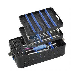 Juego de instrumentos DHS DCS, instrumentos ortopédicos de trauma de alta calidad de acero inoxidable Manual para cirugía de fijación ósea de fémur de cadera - Product Image 1