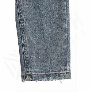 Jeans en denim sur mesure pour hommes, fabricant proposant des choix de tissus tendance et confortables, couleur personnalisée, streetwear haut de gamme, hiver - Product Image 6