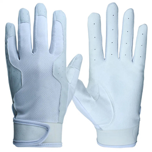 Gants de frappeur de baseball et de softball en cuir de vachette personnalisés de haute qualité, antidérapants et extensibles pour les joueurs professionnels - Product Image 3