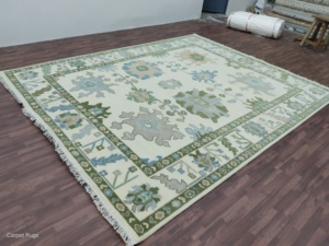 Alfombra de lana anudada a mano persa de 8x10 personalizable, elegante sala de estar abstracta, juegos de suelo, fábrica de algodón de alta venta - Product Image 4