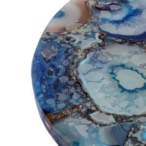 Sceau en agate poli artisanal, décoration de luxe pour la maison, motif floral religieux, résine, couleur personnalisée, haute qualité artisanale - Product Image 5