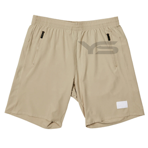 Pantalones cortos deportivos para hombre con logotipo personalizado, pantalones cortos informales/a la moda de alta calidad, holgados, sólidos y multicolores, con botones en la cintura - Product Image 5