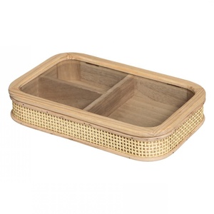 Caja de mimbre para joyería, embalaje de lujo personalizado, para collares, oferta directa de fábrica - Product Image 2