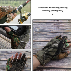 Guantes de Pesca Hechos a Medida, Guantes de Protección Solar UV, Guantes Deportivos Sin Dedos, Fabricante de Guantes de Pesca Suaves - Product Image 6