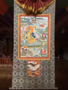 Thangka peint à la main : Guru Nyima <span class=keywords><strong>Ozer</strong></span> - Rayons du soleil - Product Image 1