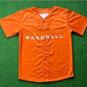 Camiseta de béisbol profesional personalizada de alta calidad unisex, ropa deportiva con logotipo personalizado - Product Image 4