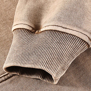 Sweats à capuche délavés à l'acide de bonne qualité pour hommes, légers, à séchage rapide, anti-rides, doux et durables, à un prix abordable. - Product Image 4