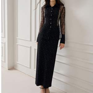 เสื้อลูกไม้ลูเซียลูกไม้ประดับคริสตัลคอเสื้อออกแบบโลโก้ได้ตามต้องการส่งตรงจากผู้จำหน่ายในเวียดนาม - Product Image 6