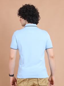 Media manga mercerizada Premium básica moderna para Camiseta de cuello Polo 100% algodón elegante cómodo uso diario para hombres armario - Product Image 6