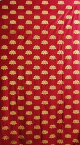 5x8 ฟุตผ้าฉากหลังดอกบัวพิมพ์ผ้าฉากหลังอินเดียแบบดั้งเดิมตกแต่งงานแต่งงานวันเกิดตกแต่ง - Product Image 3