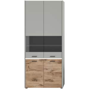 Mobili da soggiorno Celino di design tedesco moderno, grigio chiaro, effetto imitazione (truciolato) X4YG6T12 - Product Image 2