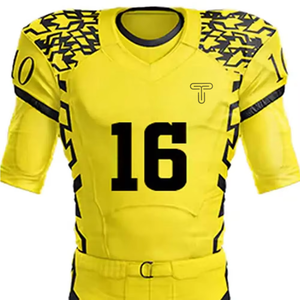 Manches courtes Dernière conception Respirant Prix de gros Football Américain Uniforme Nouveau Style - Product Image 2