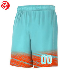 ชุดบาสเก็ตบอลกางเกงขาสั้นบาสเก็ตบอลสำหรับผู้ใหญ่พิมพ์ลายไซส์ใหญ่ - Product Image 5