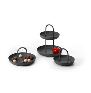 Soporte de almacenamiento de hierro negro de 3 niveles en estilo nórdico con alambre colgante Amazon mejor calificado para decoración de fiesta y Mesa - Product Image 4