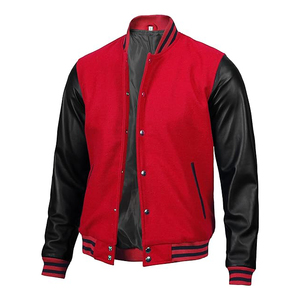 Veste de baseball d'hiver personnalisée avec logo OEM pour hommes, avec position du logo sur le devant et style vintage - Product Image 4