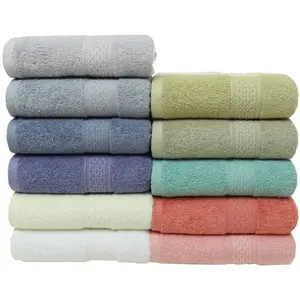 TOWEL New clear multi colors - friendly cotton yarn block towel and also available in Different Colors, logo and size