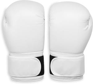 ถุงมือมวยหนังสีดำแดงสำหรับฝึกซ้อมเตะมวย - Product Image 3