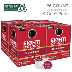Café Eight O'Clock The Original, Cápsulas Individuales Compatibles con Keurig K-Cup, Café Tostado Medio, 96 Unidades - Product Image 2