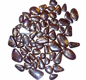 Lote de cabujón de cuarzo de mezcla de piedras preciosas sueltas de ópalo de roca natural para la fabricación de joyas - Product Image 6