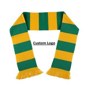 Écharpe sur mesure de qualité supérieure écharpe de Football tricotée pour les Clubs de Football adulte Jacquard longue couleur unie taille personnalisée de BD