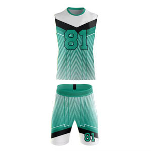 Uniformes de Fútbol Americano Personalizados al por Mayor para Hombre, Uniformes de Fútbol Americano de 7 contra 7 con Nombre de Equipo, 100% Poliéster Transpirable, Conjuntos de Verano - Product Image 2