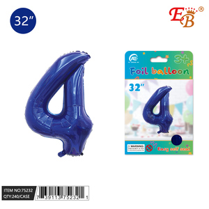 32 \ "n. 4 palloncino in alluminio blu 240 pz/CS per decorazioni per feste - Product Image 1