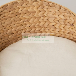 ที่นอนสัตว์เลี้ยงลายทางทำจากเส้นใยผักตบชวาสำหรับแมวและสุนัขแบบกำหนดเอง - Product Image 6