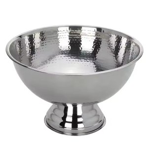 ชามแชมเปญทรงกลมทำจากโลหะพร้อมฐาน2025ชามใส่เครื่องดื่มค็อกเทลสำเร็จรูปสีเงินสำหรับบาร์โรงแรมงานปาร์ตี้ - Product Image 6