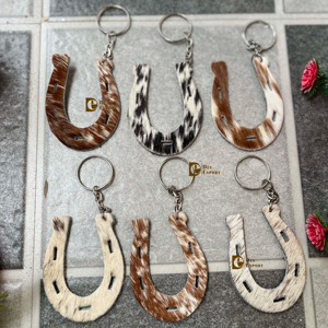 พวงกุญแจสินค้ามาใหม่พวงกุญแจหนังวัวดีไซน์ไม่ซ้ำใครพวงกุญแจหนังขนสัตว์แท้พวงกุญแจทันสมัย - Product Image 1