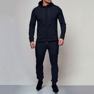 Conjunto Deportivo de Forro Polar con Capucha para Hombre, Invierno, Ecológico, Calidad Premium, Transpirable, Opciones de Personalización, Tinte Liso - Product Image 5