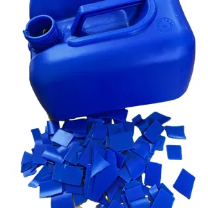 Professional Export Clean Recycled HDPE Blue Drum Plastic Scraps/HDPE Drums Regrind/ Flakes