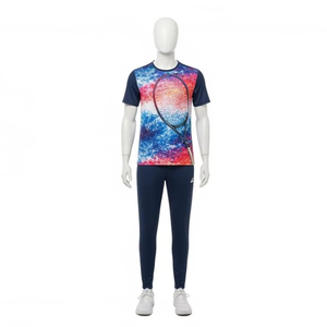Quick Dry <b>Tennis</b> Wear for Adults with Heat Transfer Printing Polyester Fabric Breathable Sports <b>Clothing</b> Training Apparel Market - Product Image 1