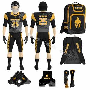 Nuevo Diseño de Uniformes de Fútbol Americano Transpirables de Manga Corta, Premium para Equipos y Jugadores, Colores y Logotipos Personalizables, Hechos en Pakistán - Product Image 6