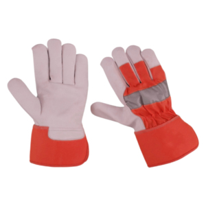Gants de sécurité en cuir de vachette de qualité supérieure doux confortable Durable abrasion résistant à la chaleur pour le jardinage de construction - Product Image 4