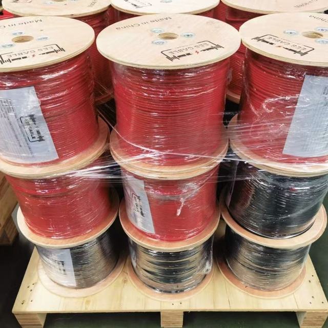 H1Z2Z2-K (PV1-F) Single Core Copper XLPE/XLPO Insulated DC Photovoltaic Wire Solar Cable 4MM² for Spain Market