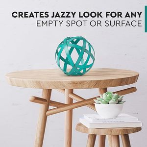 ลูกบอลโลหะทรงกลมวาดด้วยมือสุดสร้างสรรค์ที่ทันสมัยสำหรับตกแต่งบ้าน-แกนกลางโต๊ะสำหรับห้องนั่งเล่นห้องนอนสำนักงานคริสต์มาส - Product Image 5