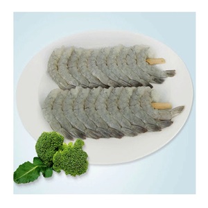 ซัพพลายเออร์อาหารทะเลแช่แข็ง กุ้งแวนนาไม IQF PTO ปอกเปลือกพร้อมหาง - Product Image 1