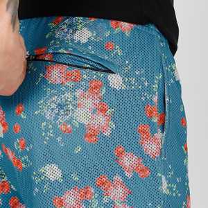 Pantalones cortos estampados para hombre con tarifa asequible, diseños totalmente personalizados, tendencia superior transpirable de ropa de entrenamiento, pantalones cortos estampados de alta calidad - Product Image 3