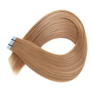 ผมต่อแบบเส้นเรมี่แท้ สีบลอนด์ธรรมชาติ # ผมอินเดียตรงนุ่ม 16 เส้น - Product Image 1