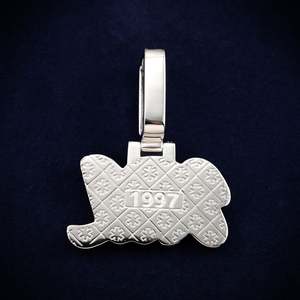 จี้ชื่อและจี้ห้อยประดับเพชรโมอิสซาไนต์ทองคำ 14K แบบสั่งทำพิเศษจาก JRL พร้อมสลักชื่อของคุณ - Product Image 4