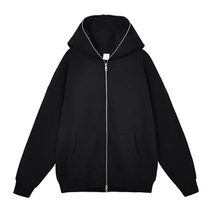 Sudaderas con capucha para hombre Sudadera de lana con cremallera Peso pesado Con capucha Abrigos de invierno cálidos Grandes altos con bolsillo kange - Product Image 2