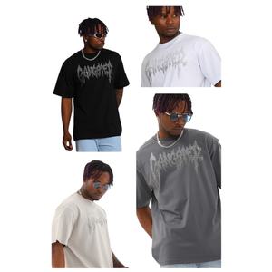 T-shirt surdimensionné Streetwear Imprimé graphique vintage surdimensionné Grande taille Coton lourd élégant - Product Image 5