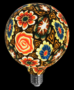 Lámpara con forma de flor con fondo de silicona negra 4W G125 (F-Bright 2601293) - Product Image 1
