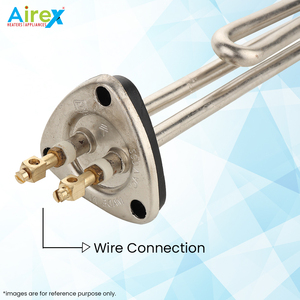 Airex 1500 Watt Elément chauffant électrique pour geyser à eau en acier inoxydable Type de triangle Chauffe-chaudière tubulaire - Product Image 4
