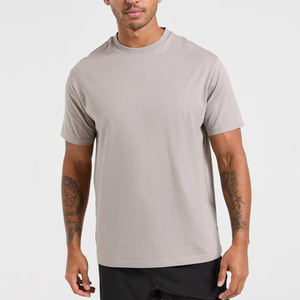 Camiseta de cuello redondo de ajuste regular para hombre Camiseta suave e informal con logotipo de impresión de nuevo diseño personalizado para hombre - Product Image 4
