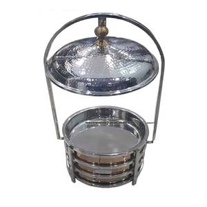 Chafing Dish de Acero Inoxidable Hecho a Mano al por Mayor con Soporte para Tapa para Bodas, Fiestas y Eventos a Precios Razonables - Product Image 4